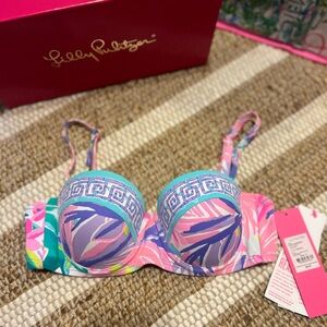 Lilly Pulitzer Women's Multicolor bikini top